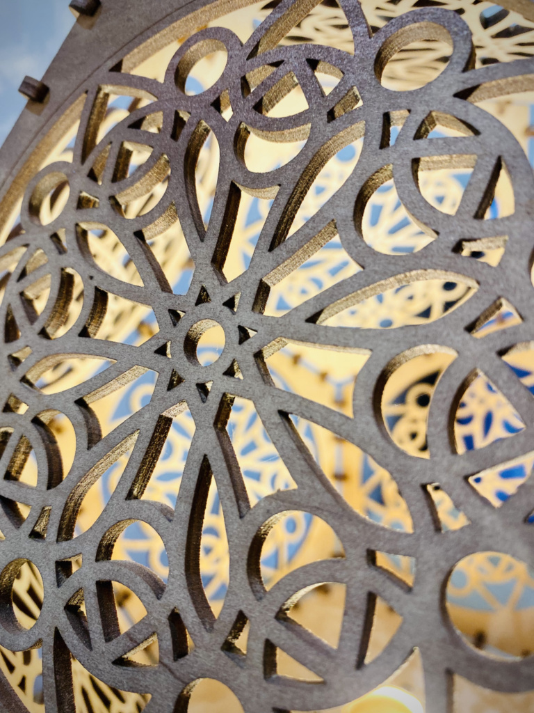 Asztali mandala LED lámpa