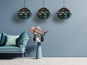 skandináv stílusú fa medál lámpa