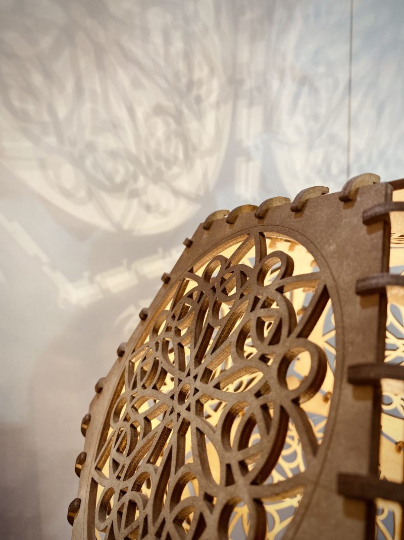 mandala Asztali mandala LED lámpa