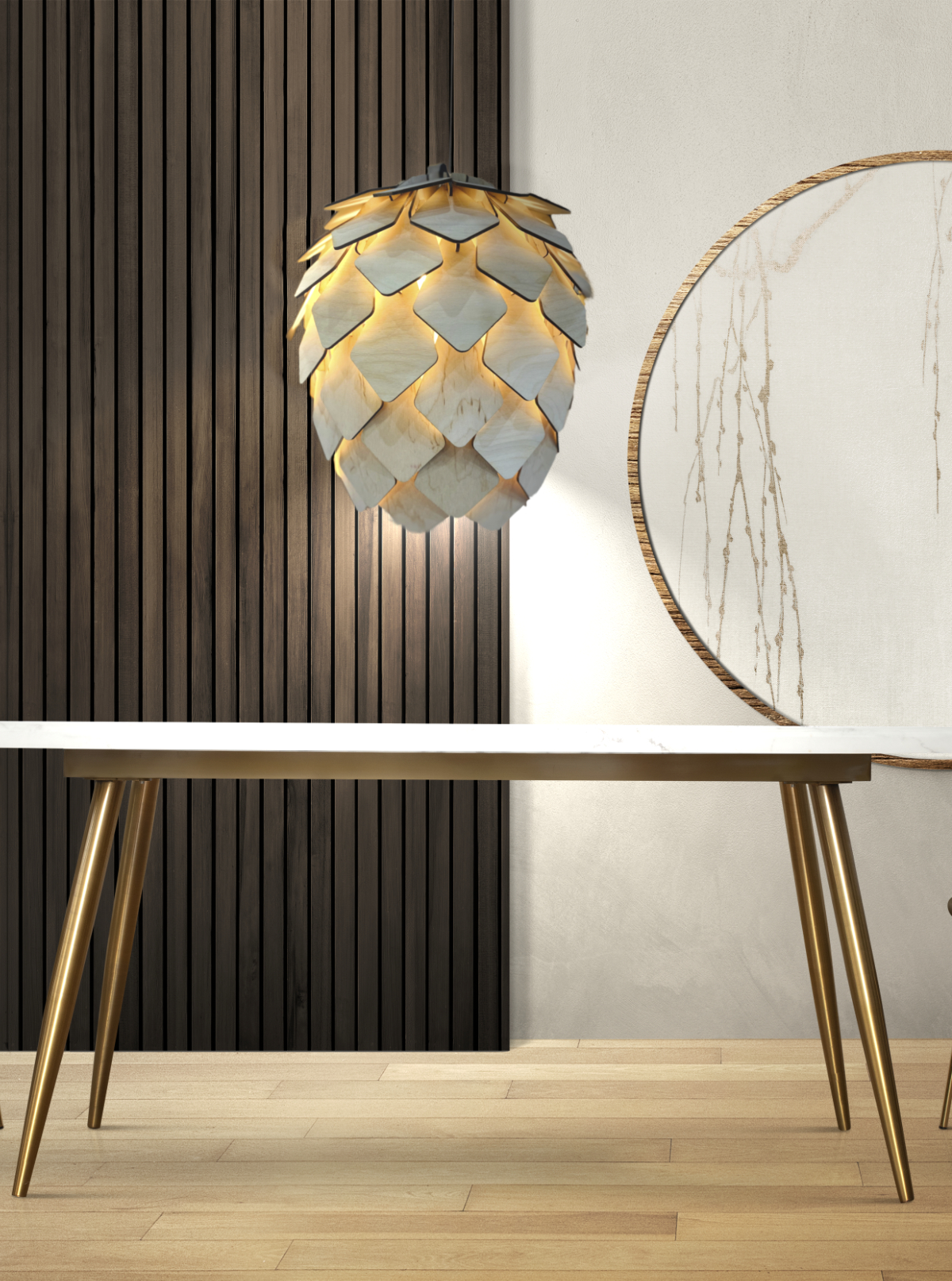 Ananász lámpa fából készült vénusz virága lámpa, mennyezeti lámpa, világítás otthonunkba