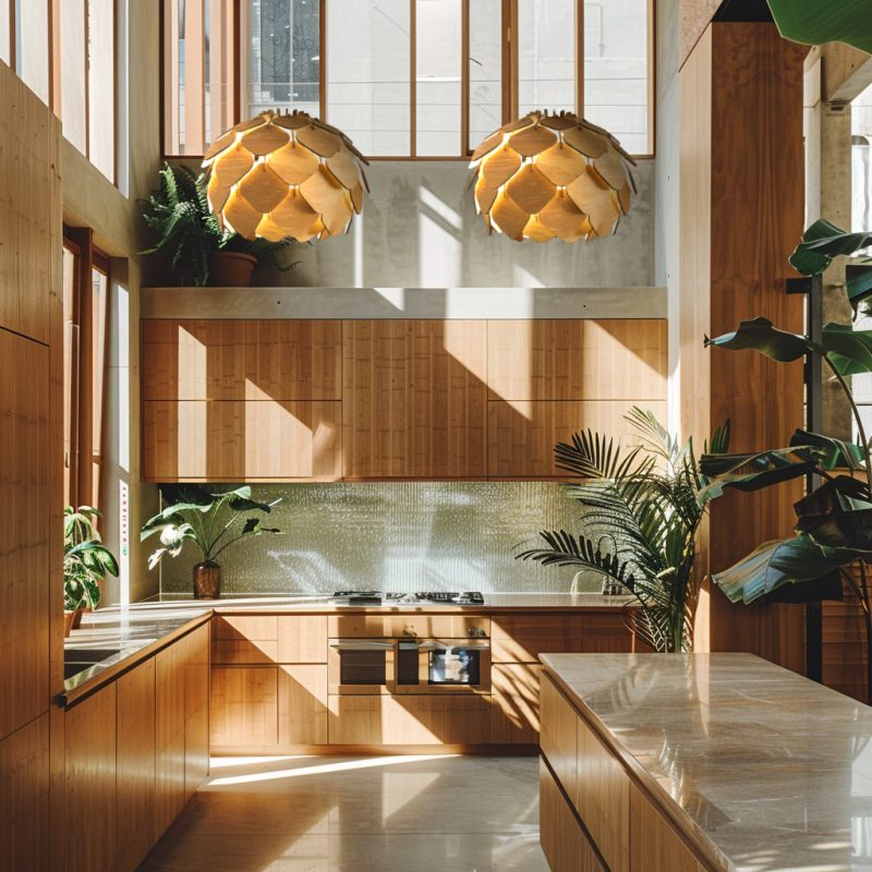 fából készült vénusz virága lámpa, mennyezeti lámpa, világítás otthonunkba