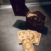 Fa Wicca Tarot kártya fa dobozban