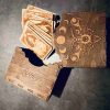 Fa Wicca Tarot kártya fa dobozban