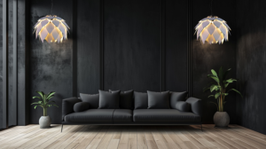 fából készült vénusz virága lámpa, mennyezeti lámpa, világítás otthonunkba