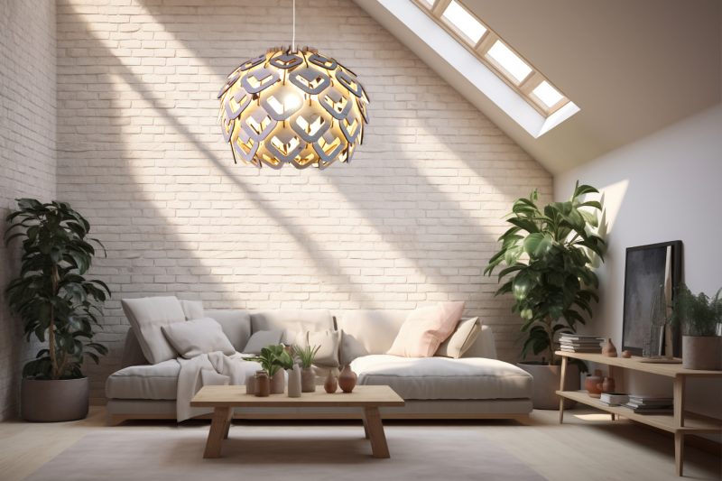 big-venusz Nagy méretű fa lámpa, nappali világítás, étkező lámpa